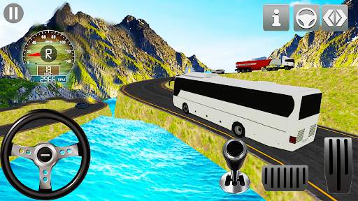 Offroad Tour Bus Drive Game 3d screenshot 4