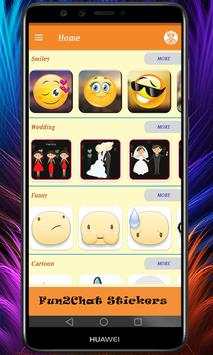 Fun2chat Stickers(Allo stickers) screenshot 1