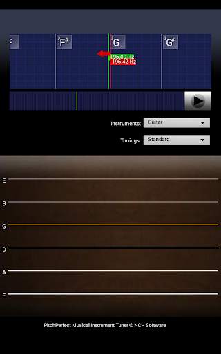 PitchPerfect Guitar Tuner Free screenshot 2