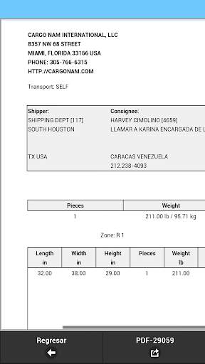 Cargo Nam Mobile screenshot 7