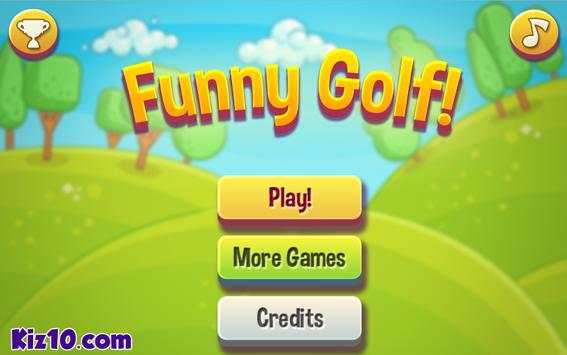 Funny Golf By Kiz10.com screenshot 1