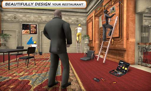 MY restaurant Manager: Virtual manager games 3D screenshot 1