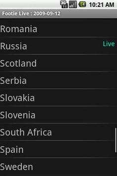 Footie Live screenshot 1