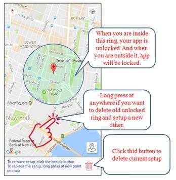 LOCK APP BY LOCATION 2017 5 تصوير الشاشة