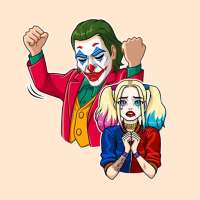 The Joker & Harley Quinn Stickers for WhastApp logo