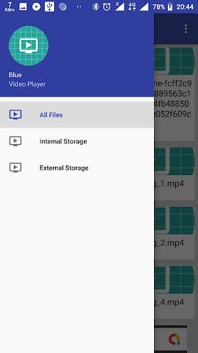Blue Video Player screenshot 1