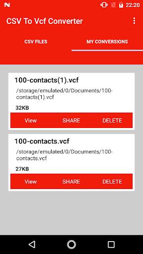 Csv To Vcf Converter screenshot 3