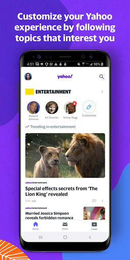 Yahoo - News, Mail, Sports screenshot 1