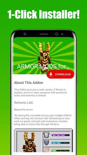 ARMOR MODS for Minecraft screenshot 1