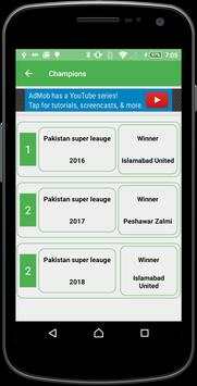 Psl Schedule 2019 offline screenshot 2
