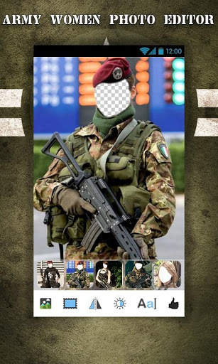 Army Women Photo Editor screenshot 4