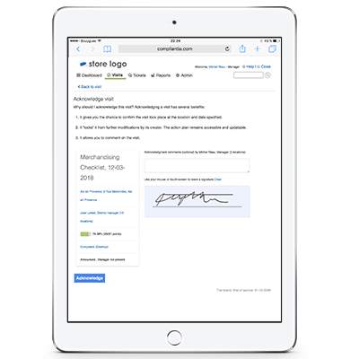Compliant IA Store Checklist and Audit screenshot 2
