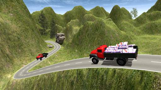 Mountain Cargo Truck Simulator: OffRoad Pickup screenshot 4