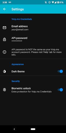 Voip.ms Tools screenshot 3