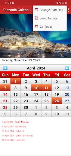 Tanzania Calendar 2024 screenshot 3