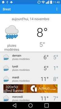 Brest - météo screenshot 1