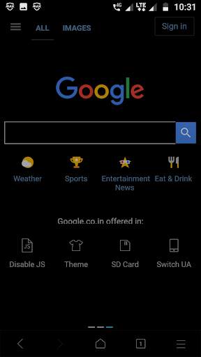 Skogle Browser screenshot 1