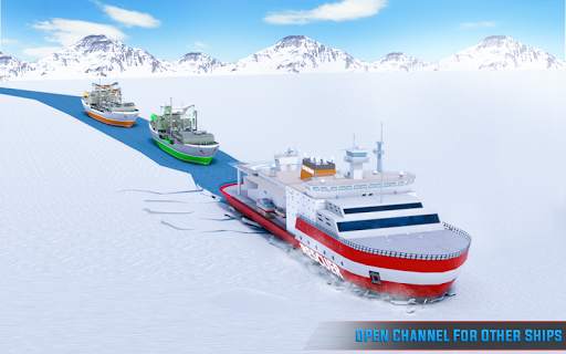 Arctic Ice Breaker Cruise Ship Driving Simulator screenshot 11