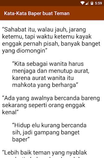 Kata-Kata Baper Menyentuh Hati screenshot 6