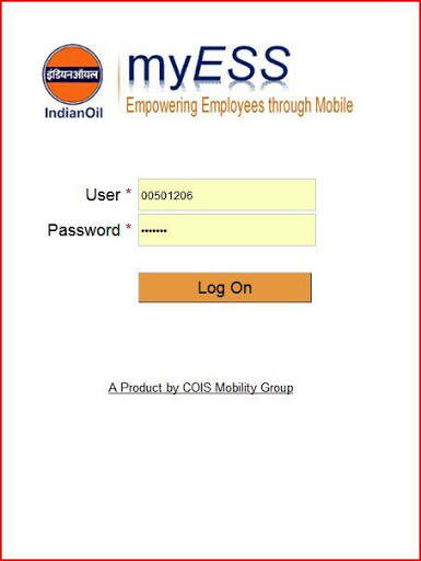 myESS - IndianOil screenshot 1