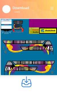Livery Bus Medan Jaya SHD screenshot 2