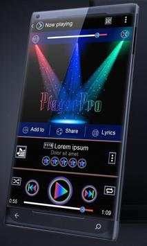 Stage lights PlayerPro Skin screenshot 1