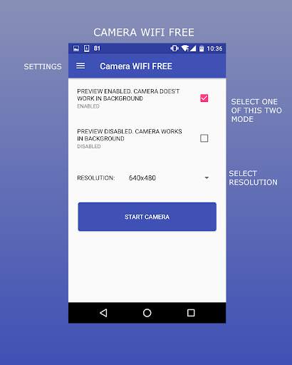 Camera WIFI FREE screenshot 1