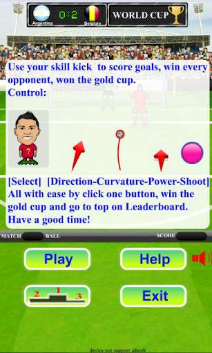 Ronaldo Messi Neymar Salah Football star free kick screenshot 3