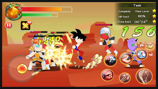 Ultimate Stickman Battle: Legendary Z Fighters screenshot 1