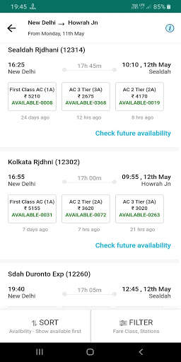 Railway Enquiry - Live Train, Fare & PNR Status screenshot 4