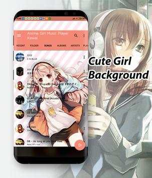 Anime Girl Music Player screenshot 2