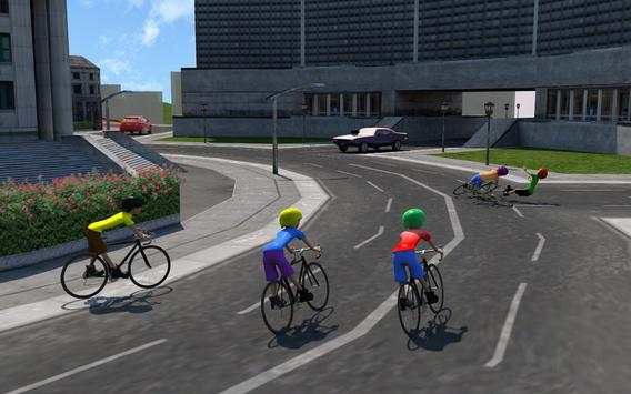 Bicycle Traffic Racing Fever - City Stunt Rider 3D screenshot 2