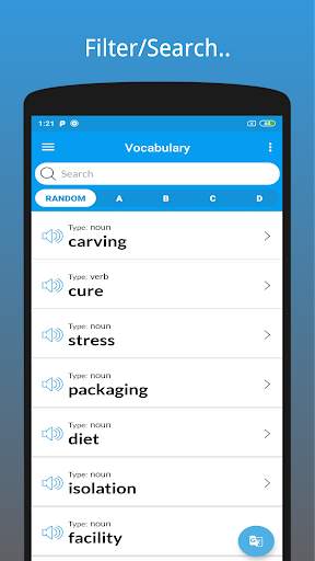 IELTS Advanced Words: Flashcards - Examples скриншот 2