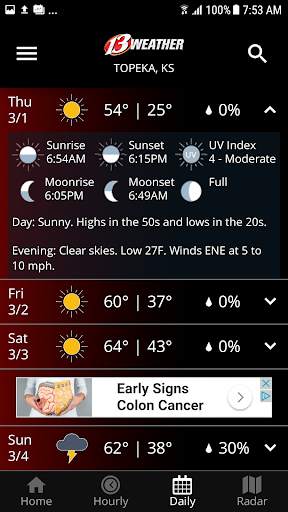 WIBW 13 Weather app screenshot 5