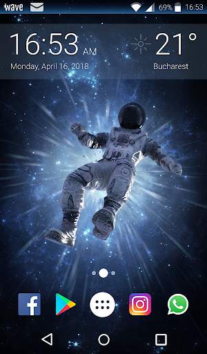 Zero Gravity Animated Keyboard   Live Wallpaper screenshot 6