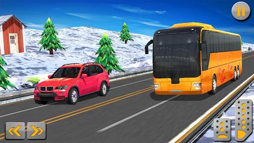 Autobahn Bus Rennen:Bus Spiele screenshot 2