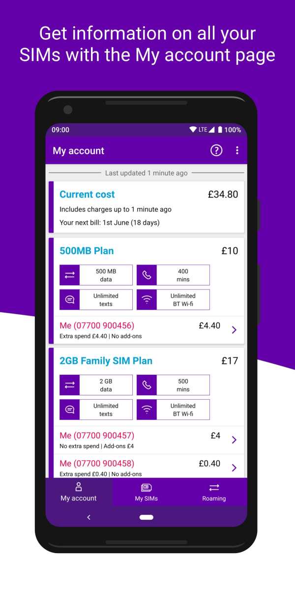 BT Mobile screenshot 4