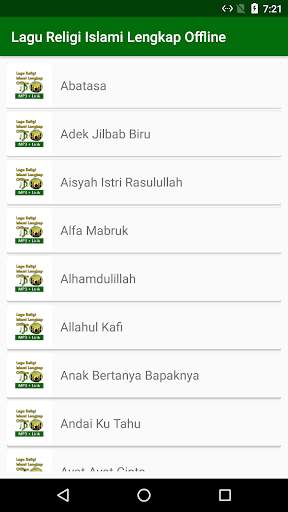Lagu Religi Islami Offline   Lirik screenshot 1