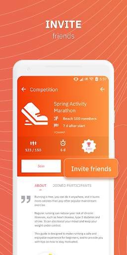 YChamp: Run tracker & Pedometer screenshot 4