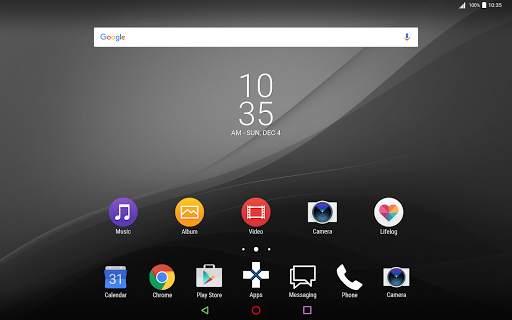 Black theme for XPERIA 5 تصوير الشاشة