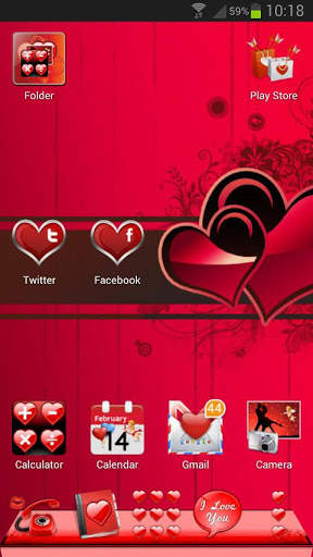 Next Launcher Valentines Theme screenshot 7