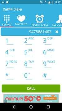 Call44 Dialer screenshot 2