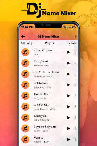 DJ Name Mixer with Music Player : Name Mix to Song screenshot 2