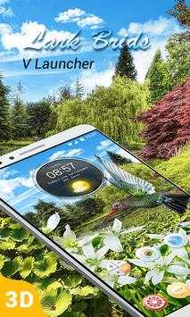 Lark Birds 3D V Launcher Theme screenshot 1
