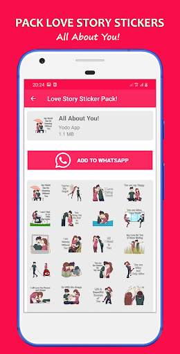Love Story Stickers For WhatsApp screenshot 5