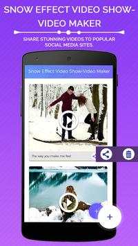Snow Effect Video Show - Video Maker screenshot 4