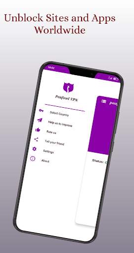 Peafowl VPN – Free and Unlimited VPN Proxy Master screenshot 5