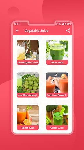 Fruit Juice and Vegetable Juice Recipes screenshot 5