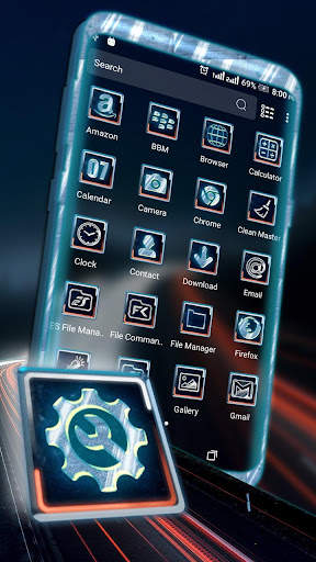 Highway Speed Launcher Theme скриншот 2