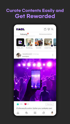 HABL, Social Curation Platform screenshot 3